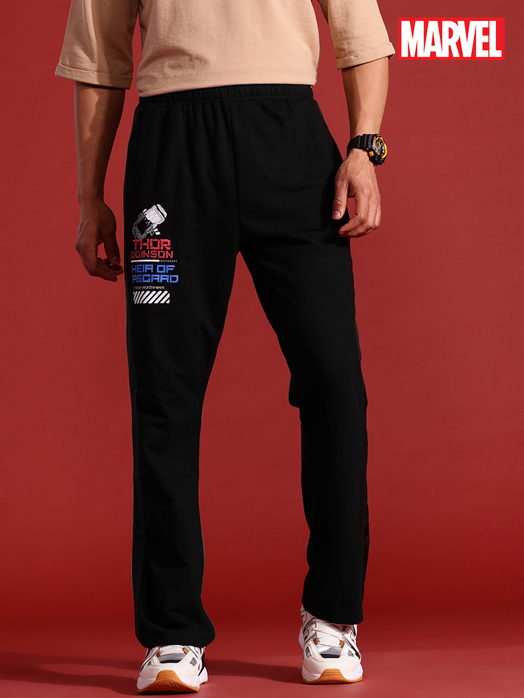 MARVEL STREET Men Regular Fit Thor Printed Trackpants
