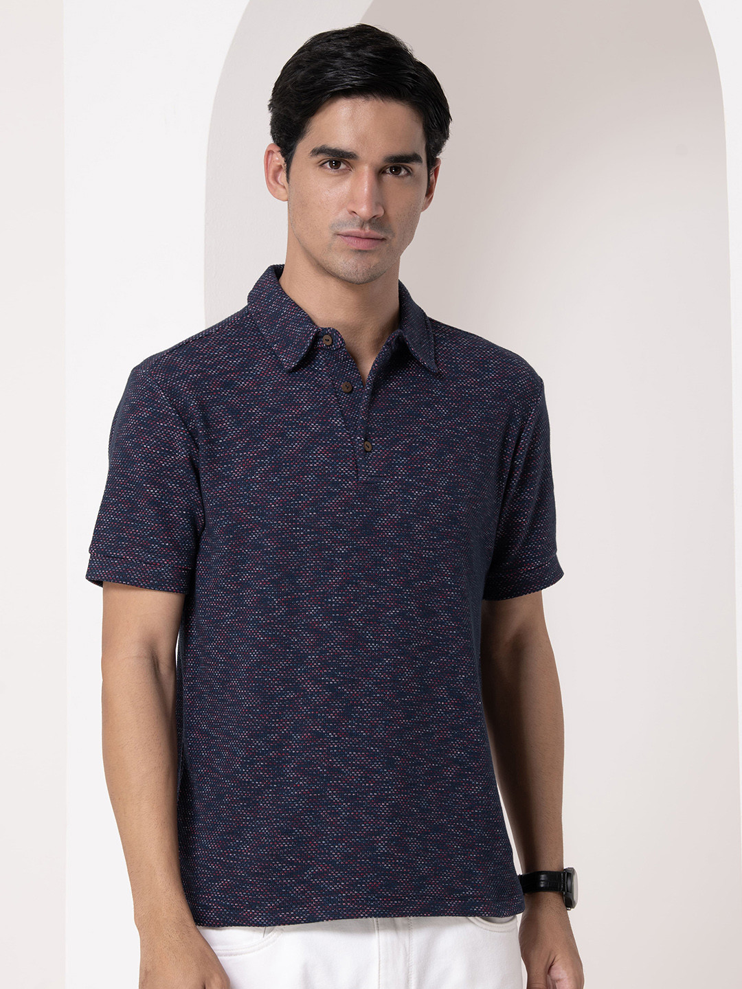 HOUSE OF S Men High Neck T-shirt