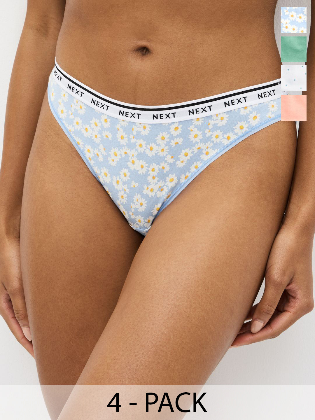 NEXT Women Pack Of 4 Assorted Basic Briefs - M51969