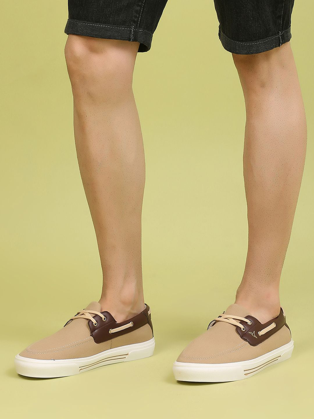 yoho Men Sailor Breathable Canvas Boat Shoes