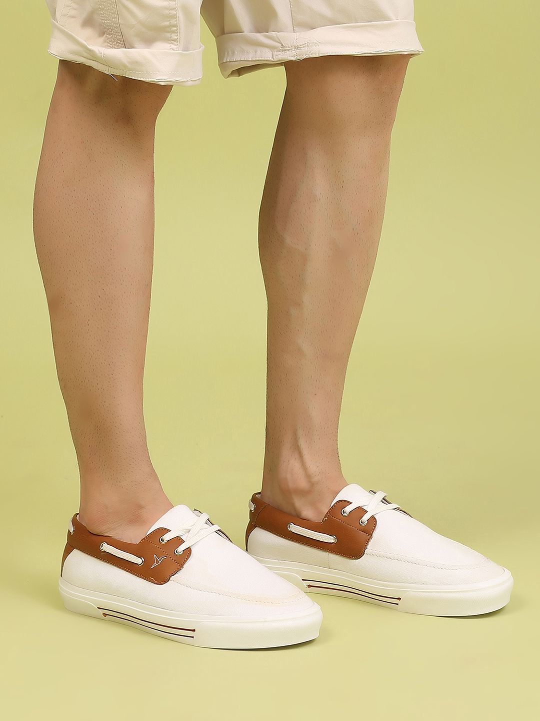 yoho Men Sailor Breathable Canvas Boat Shoes