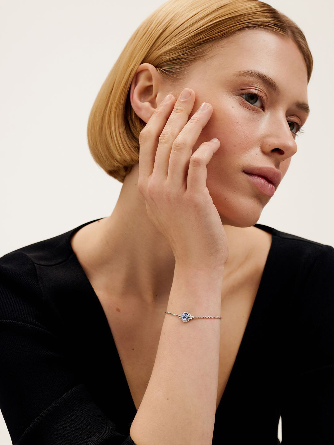 Ted Baker Silver-Plated Soleta Solitaire Sparkle Crystals Wraparound Bracelet