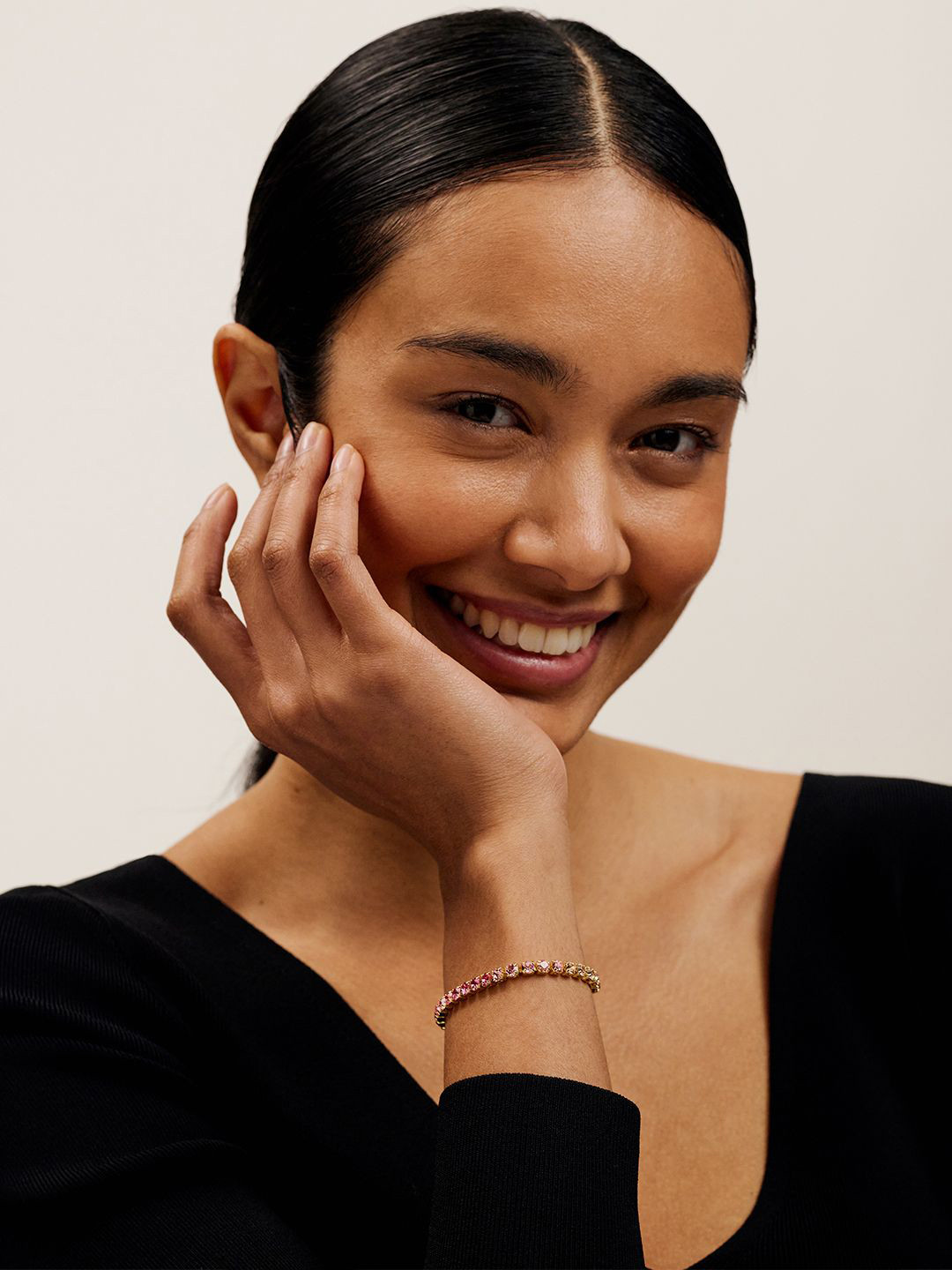 Ted Baker Gold-Plated Melrah Icon Crystals Wraparound Bracelet