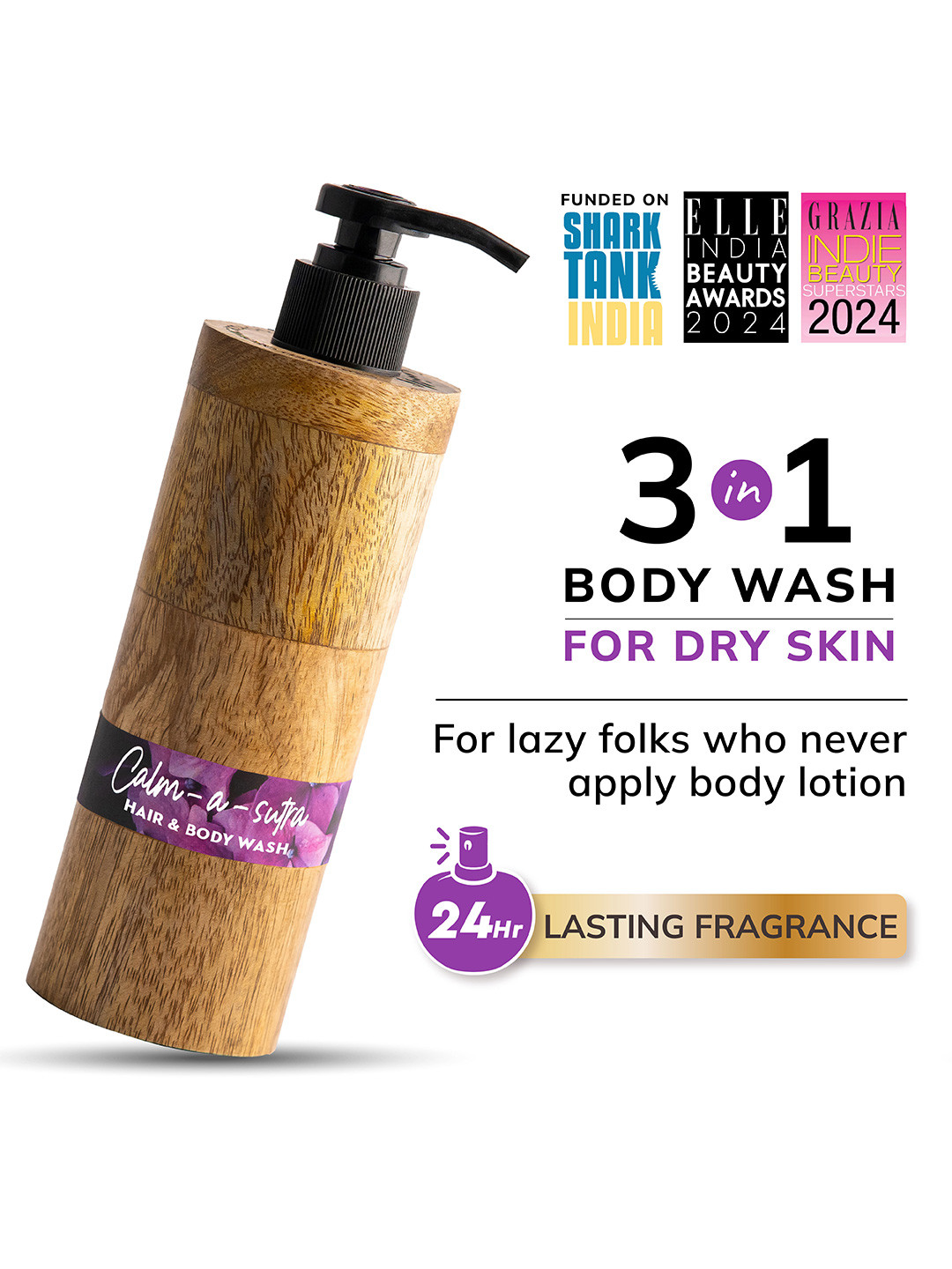 Mintree Organic Calm-a-Sutra Body Wash With Ceramide-300ml