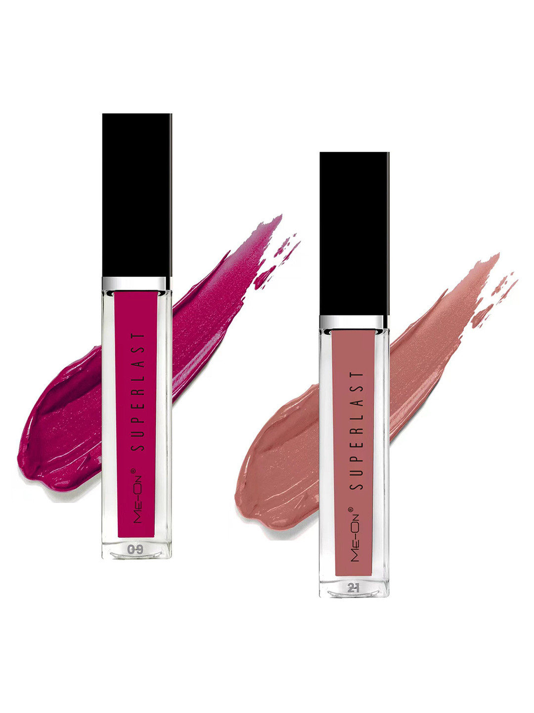 ME-ON Set Of 2 Superlast Lip Gloss 6ml - Shades 09 & 21