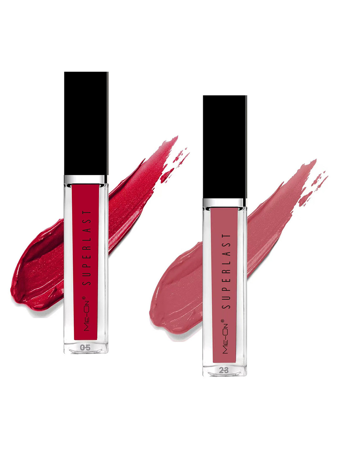 ME-ON Set of 2 Superlast Long Lasting Lip Gloss 6 ml each - Shades 05-23