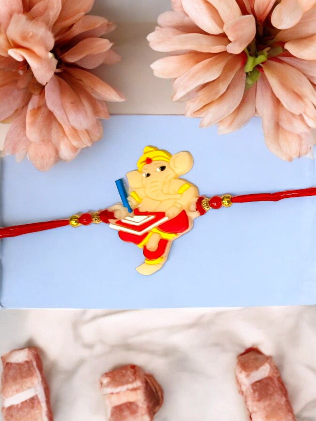 ADIVA Lord Ganesha Thread Rakhi