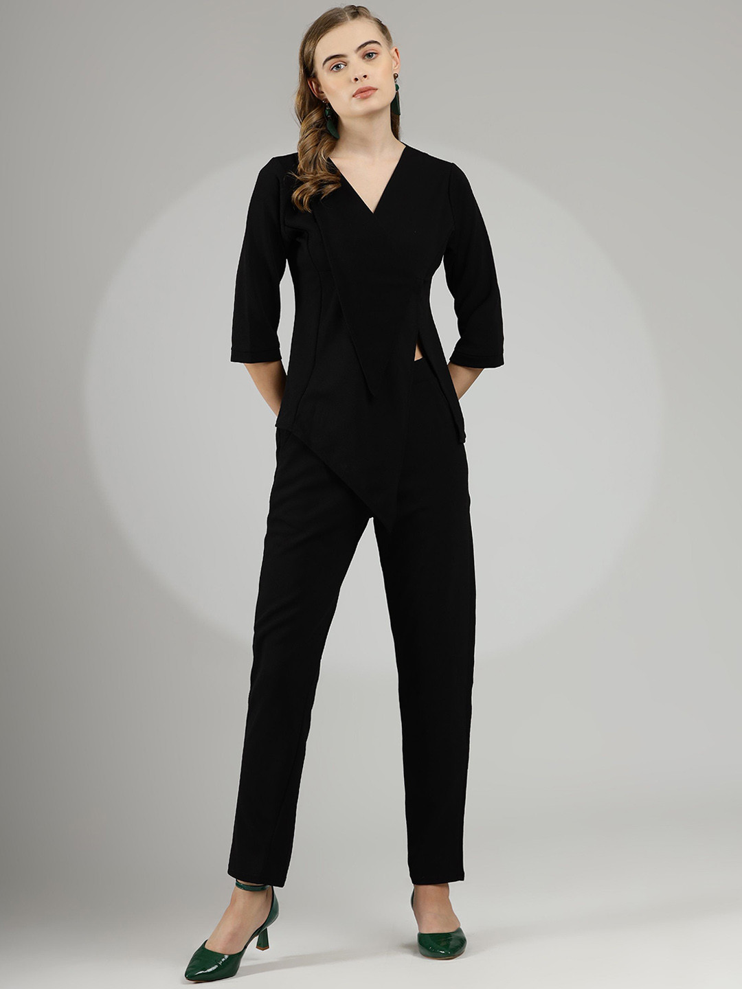 WESTHOOD Asymmetric Top With Trousers