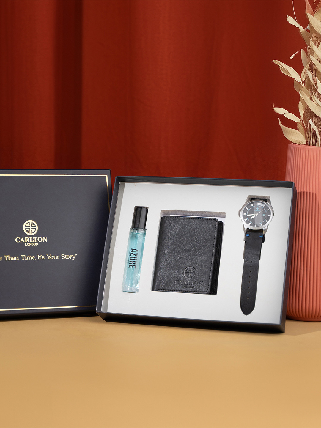 Carlton London Men Pack of 3 - Watch Gift Set