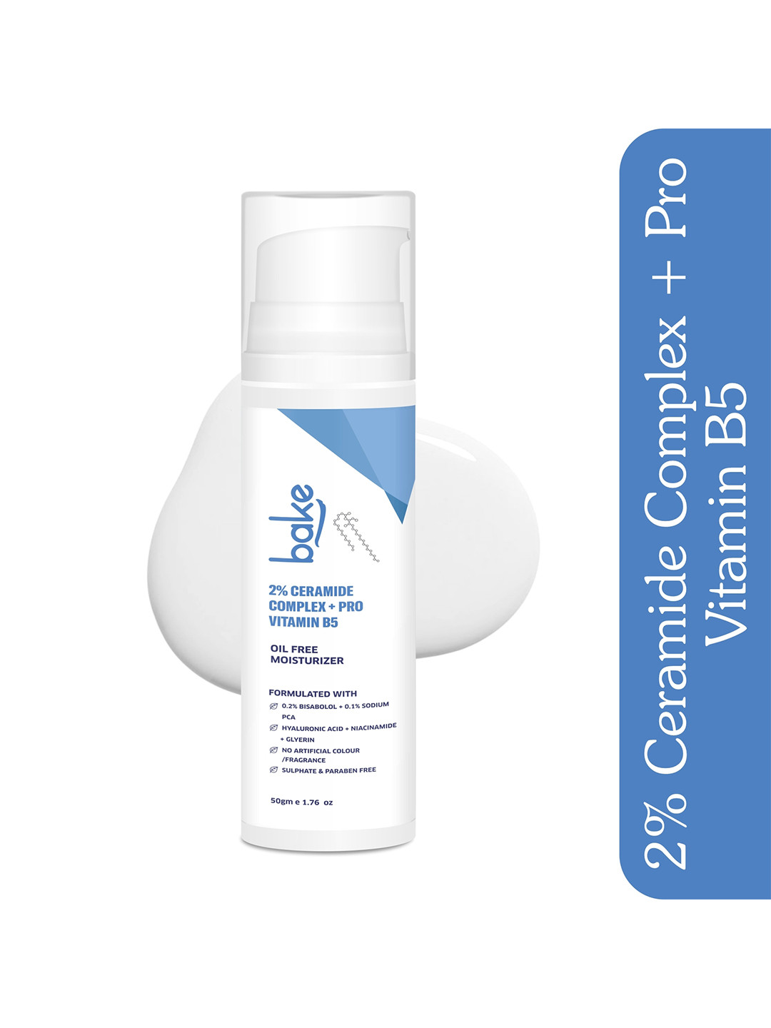 BAKE Super Glow+ Oil Free Ceramide Barrier Repair Moisturizer - 50g