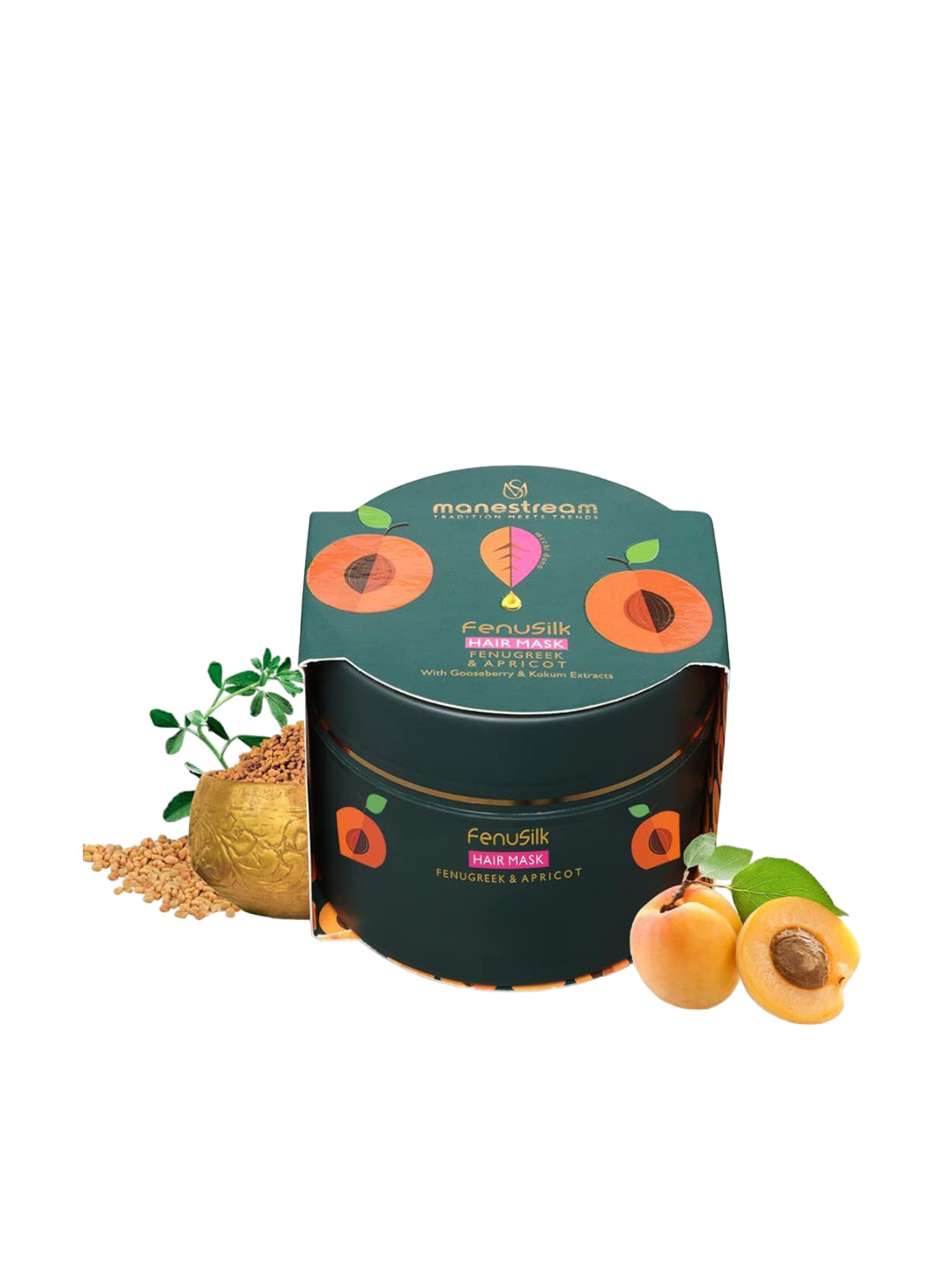 Manestream Fenusilk Hair Mask With Fenugreek & Apricot - 500g