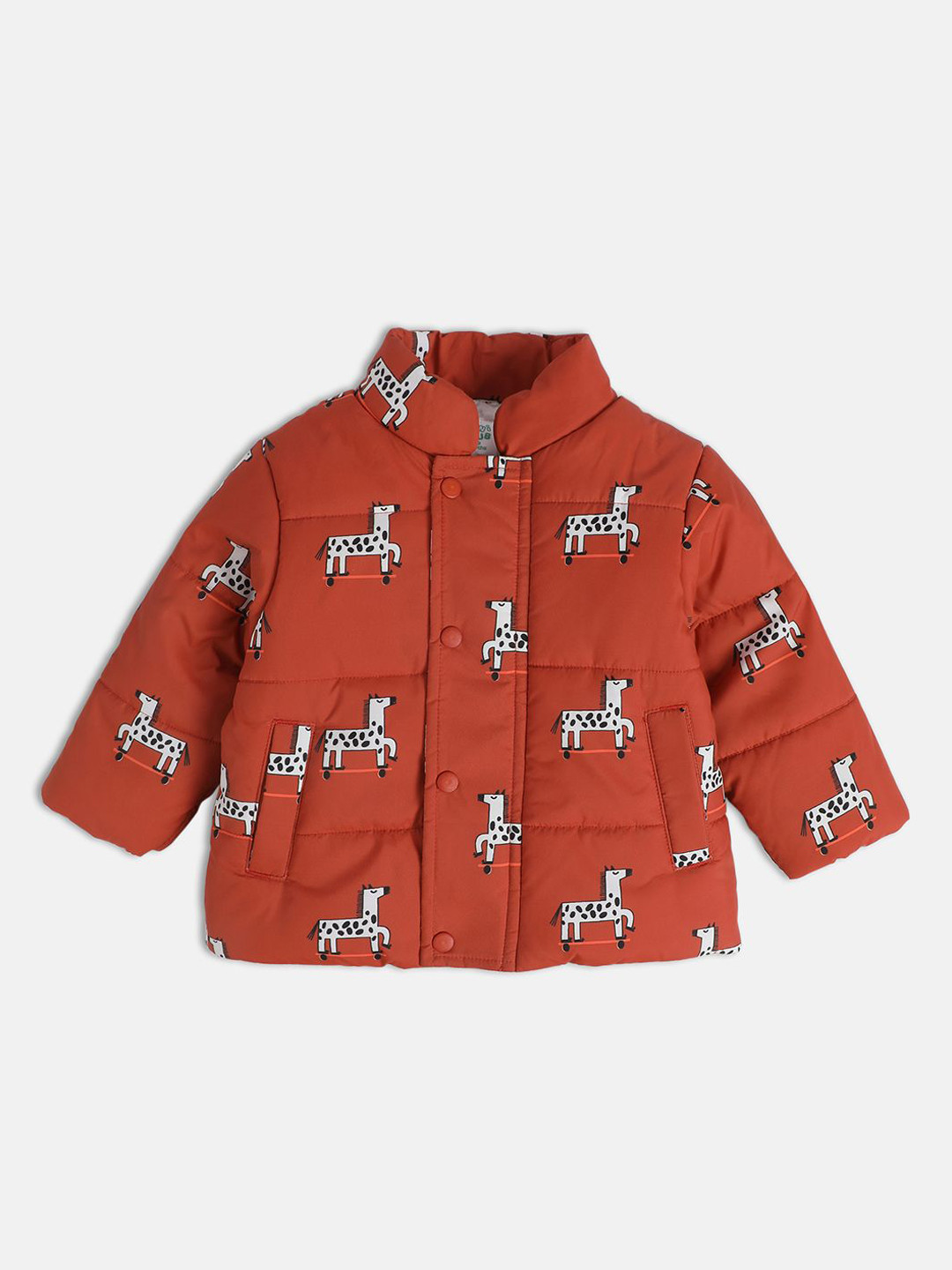 MINI KLUB Boys Puffer Jacket with Patchwork