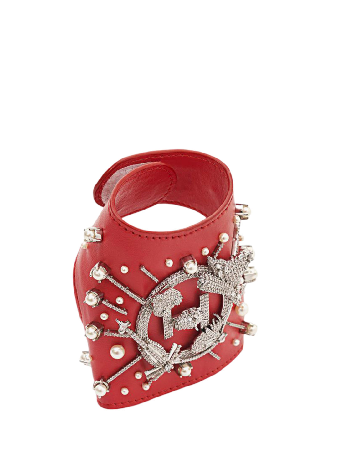 Outhouse Women Leather Fingerless Gloves