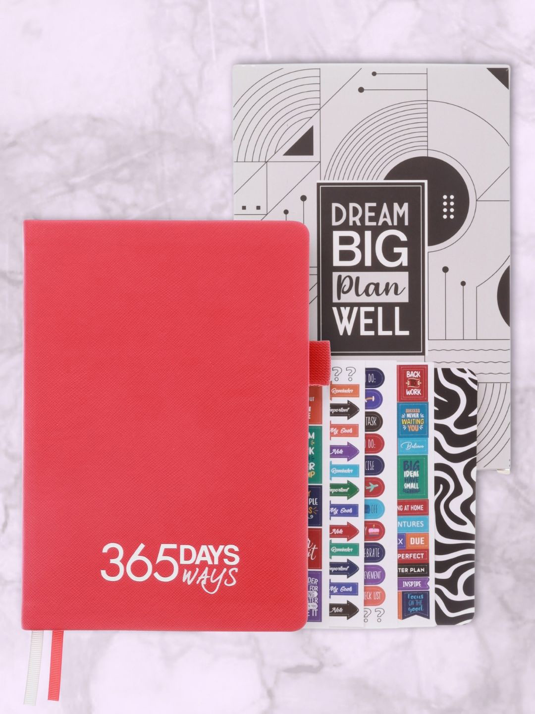 Doodle Self Design A5 Vegan Leather Hard Bound Planner Stationery