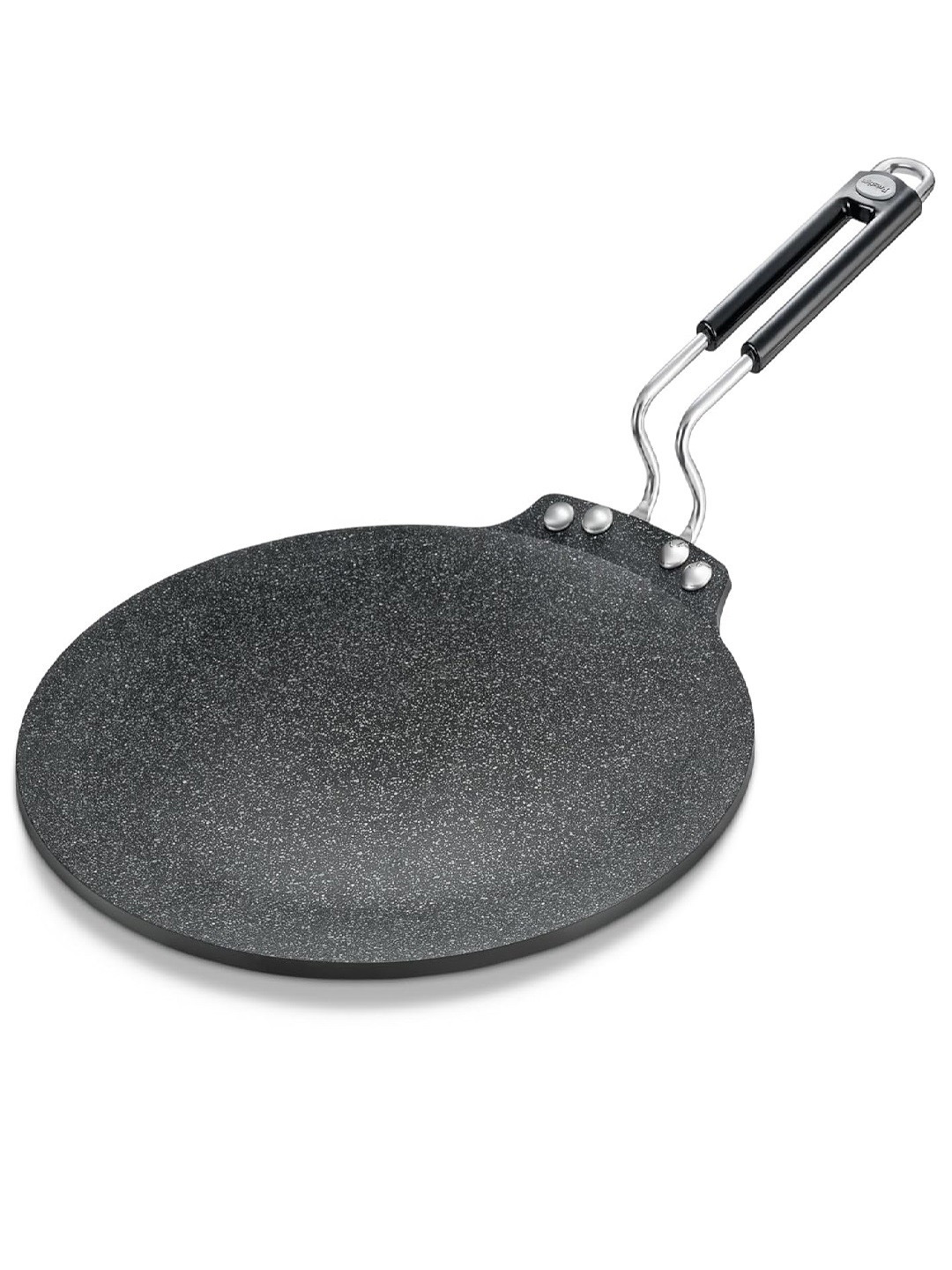 Prestige Black & Grey Aluminium Induction Base Non-Stick Dosa Tawa