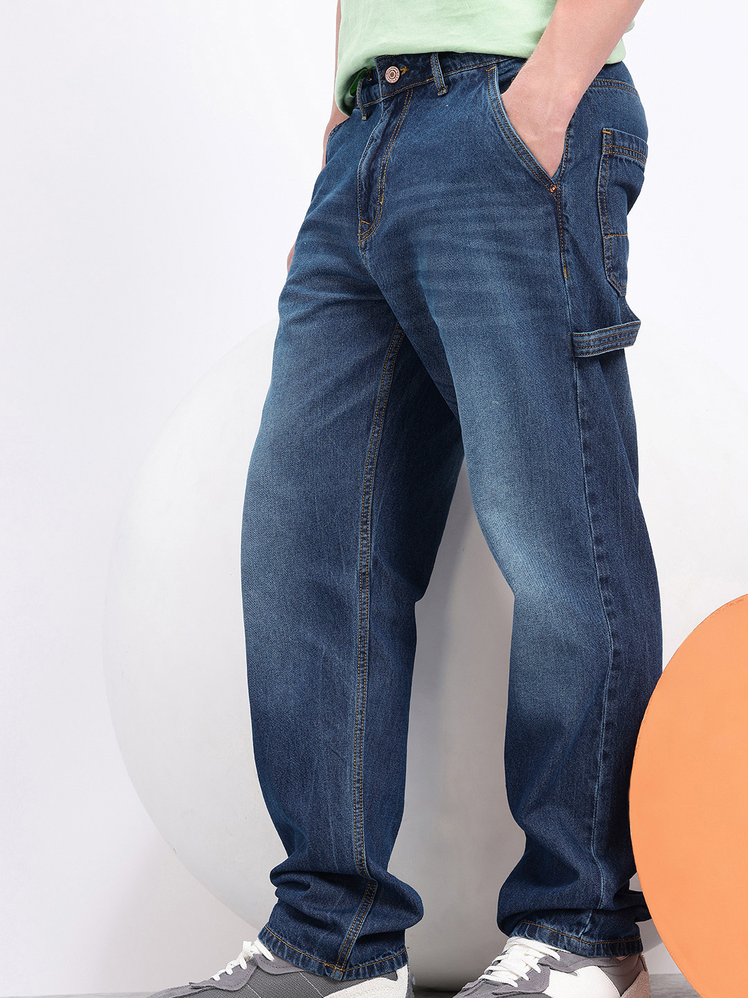 Aeropostale Men Baggy Light Fade Jeans