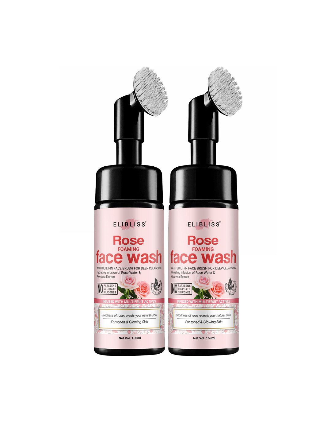 ELIBLISS Set Of 2 Rose Face Wash- 150 ml Each
