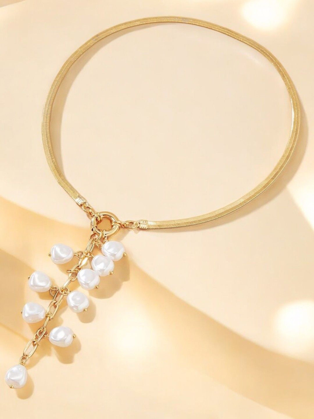 fabula Pearl Beaded Lariat Necklace