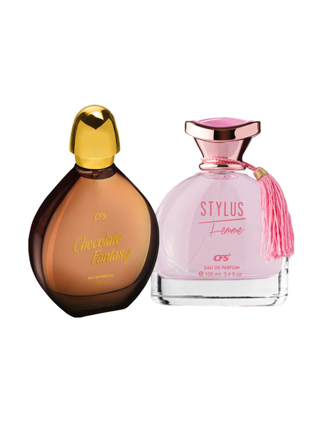 CFS Set Of 2 Chocolate Fantasy & Stylus Long Lasting Eau De Parfum - 100ml Each