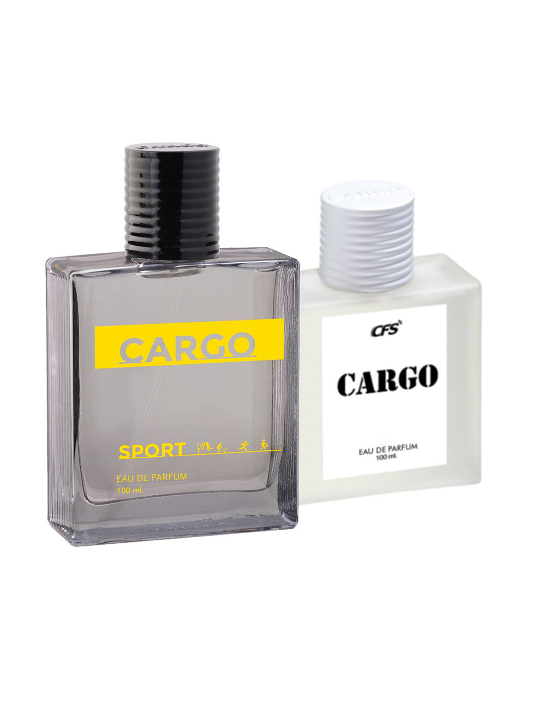 CFS Set of Cargo Sport & Cargo White Long lasting Eau De Parfum - 100 ml each