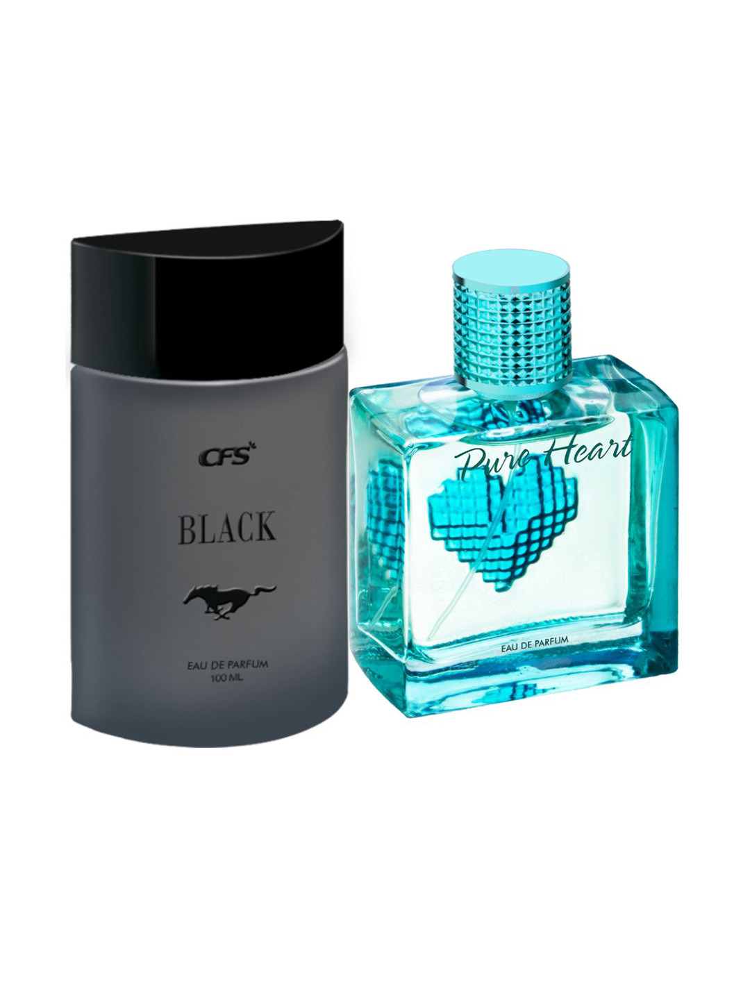 CFS Black & Pure Heart Set Of 2 EDP - 100ml each