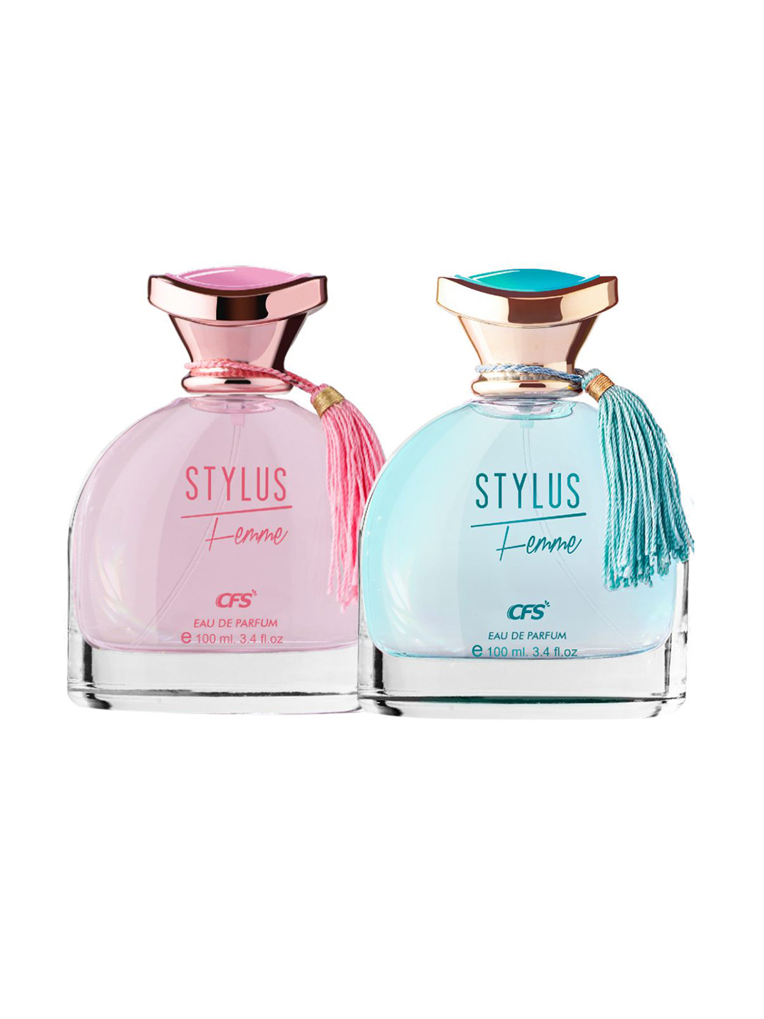 CFS Set Of 2 Stylus Pink & Stylus Blue Long Lasting Eau De Parfum - 100ml Each