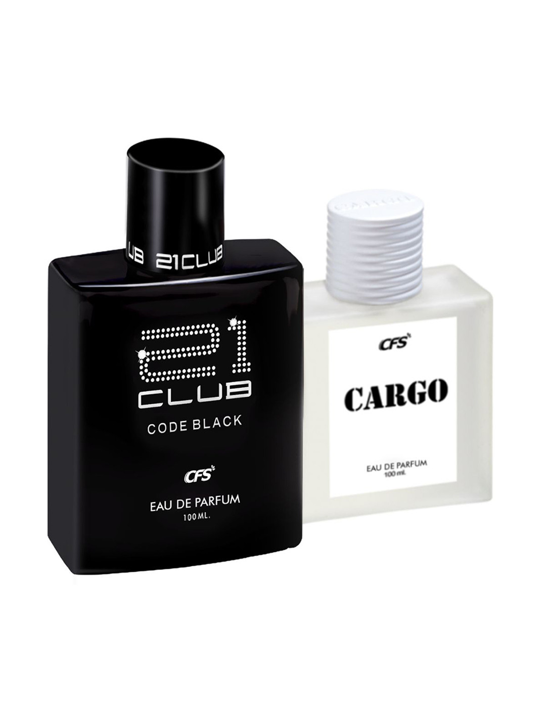 CFS Set Of 21 Club & Cargo White Long Lasting Eau De Parfum - 100ml Each
