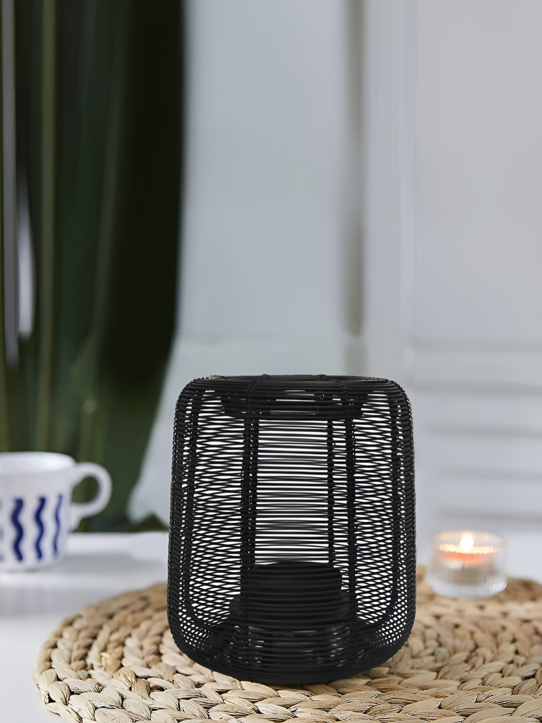 Metalsmith Black Candle Holder