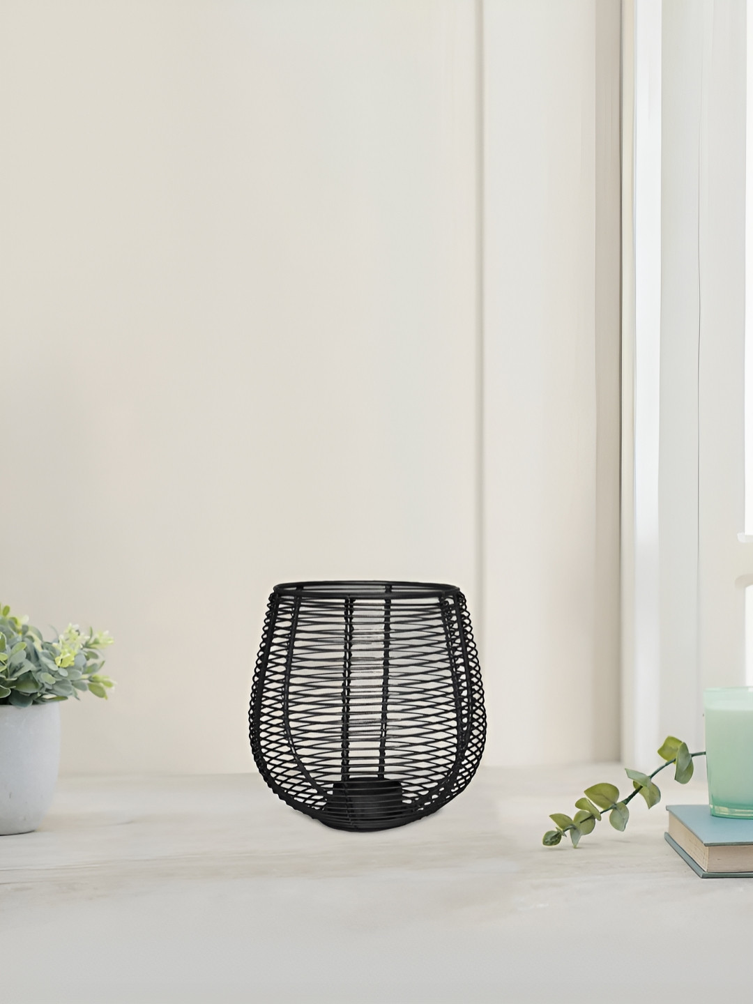 Metalsmith Black Candle Holder