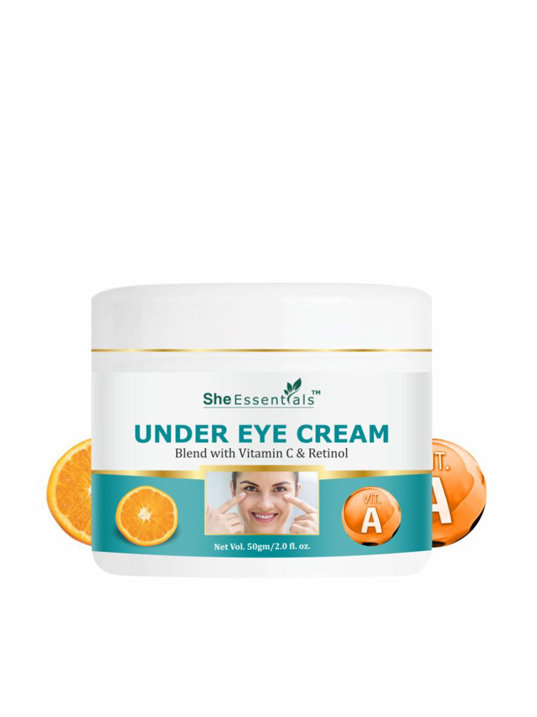 She Essentials Under Eye Cream With Vitamin C - 50g