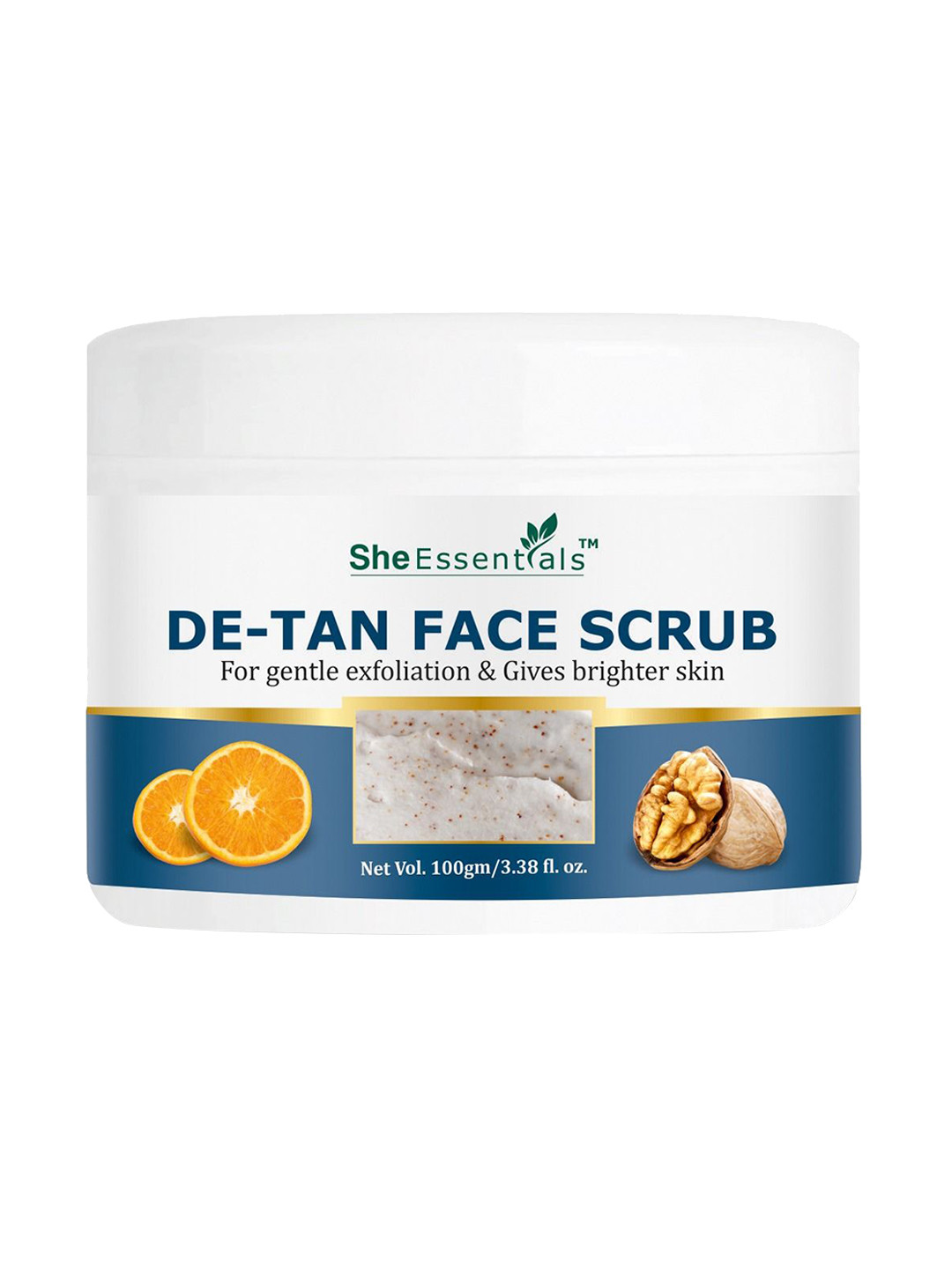 She Essentials De Tan Face Scrub -100gm