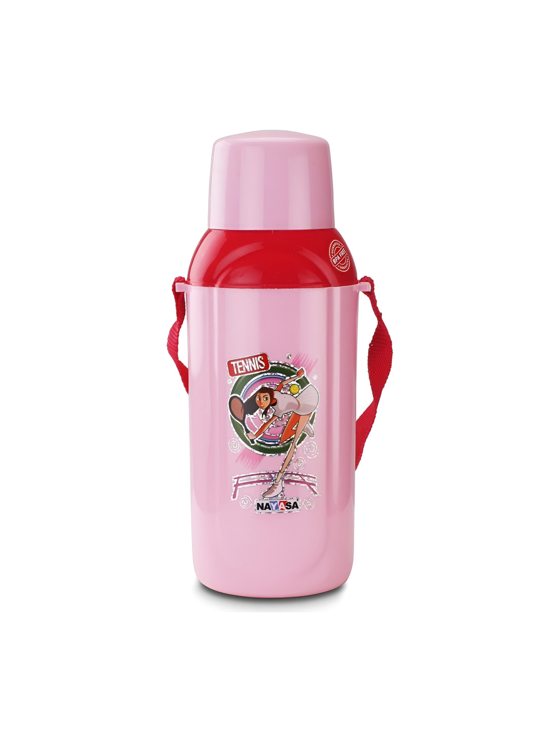 Nayasa Nippy Pink Conversational Plastic BPA Free Sipper - 700ml