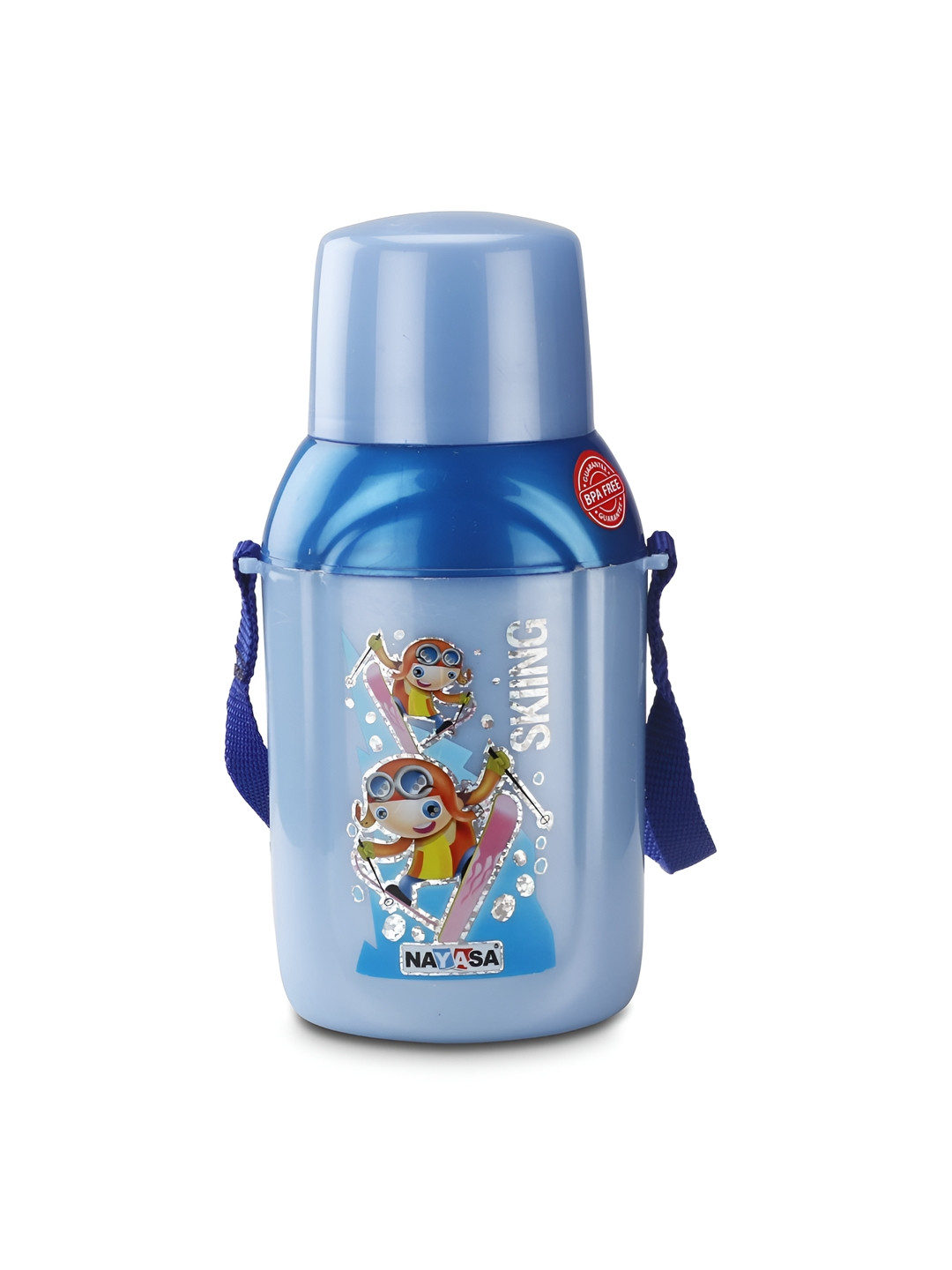 Nayasa Nippy Blue Conversational Plastic Spill Proof Sipper - 500ml