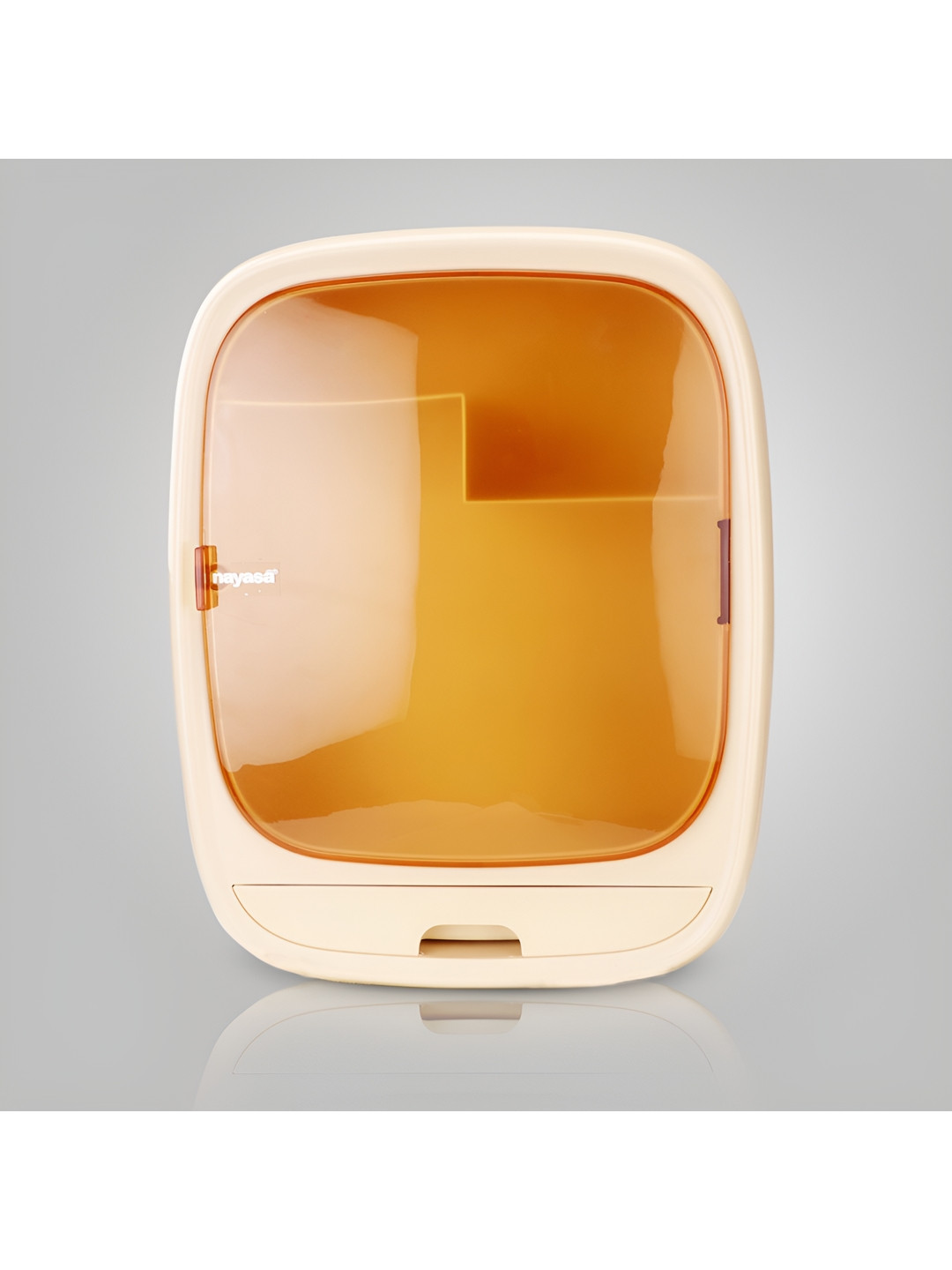 Nayasa Brown Oval Bathroom Storage Cabinet, Bathroom Accessories