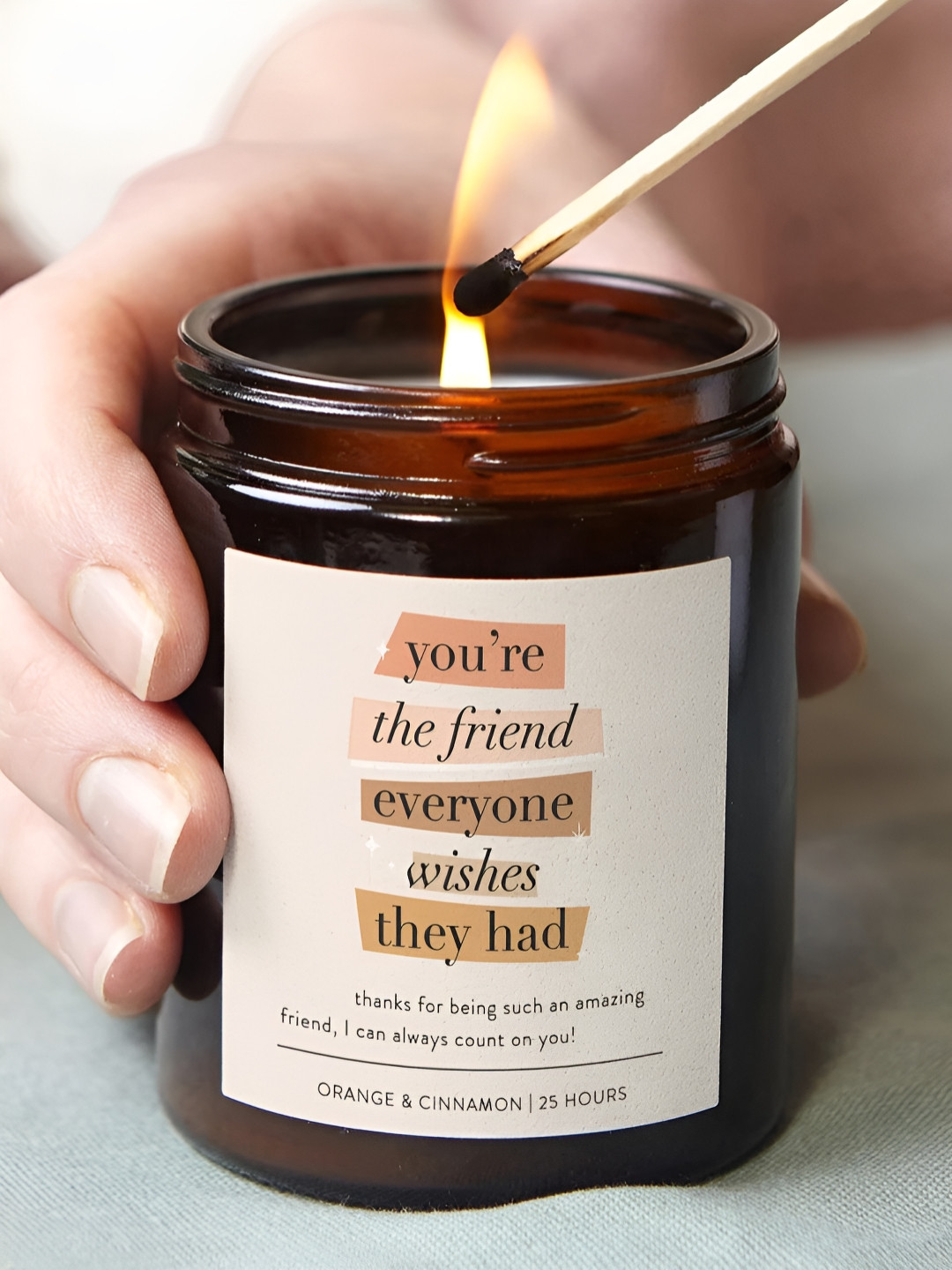 Aromatic Fables Cherished Bonds 1 Wick Scented Conversational Round Regular Jar Candles