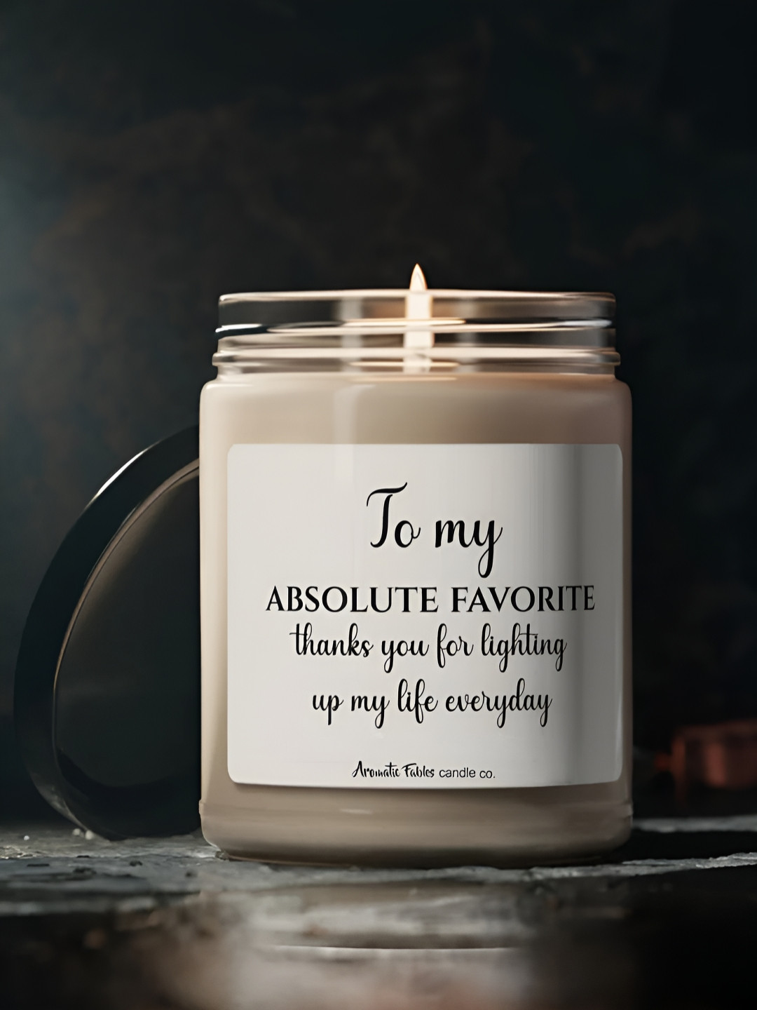 Aromatic Fables Mogra Bliss Friendship Day 1 Wick Conversational Round Regular Jar Candles