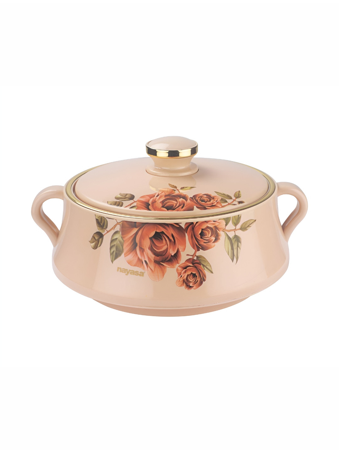 Nayasa Lorenzo Beige Insulated Serving Casserole With Lid 2L