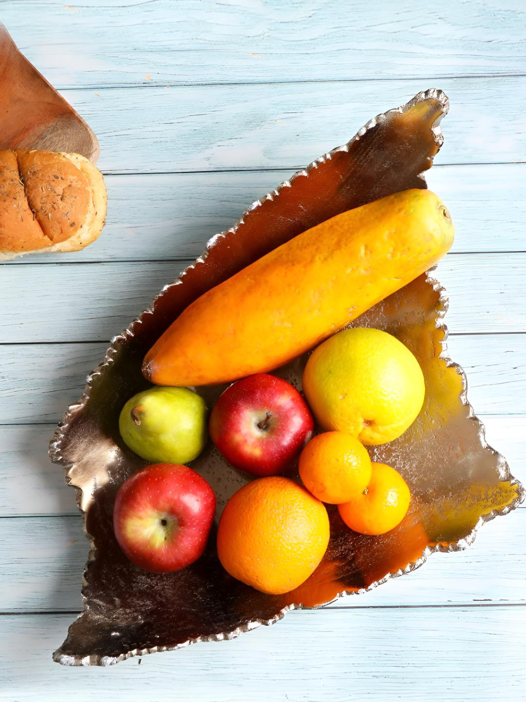THE HOME CO. Bronze Toned Aluminium Serving Food Platter