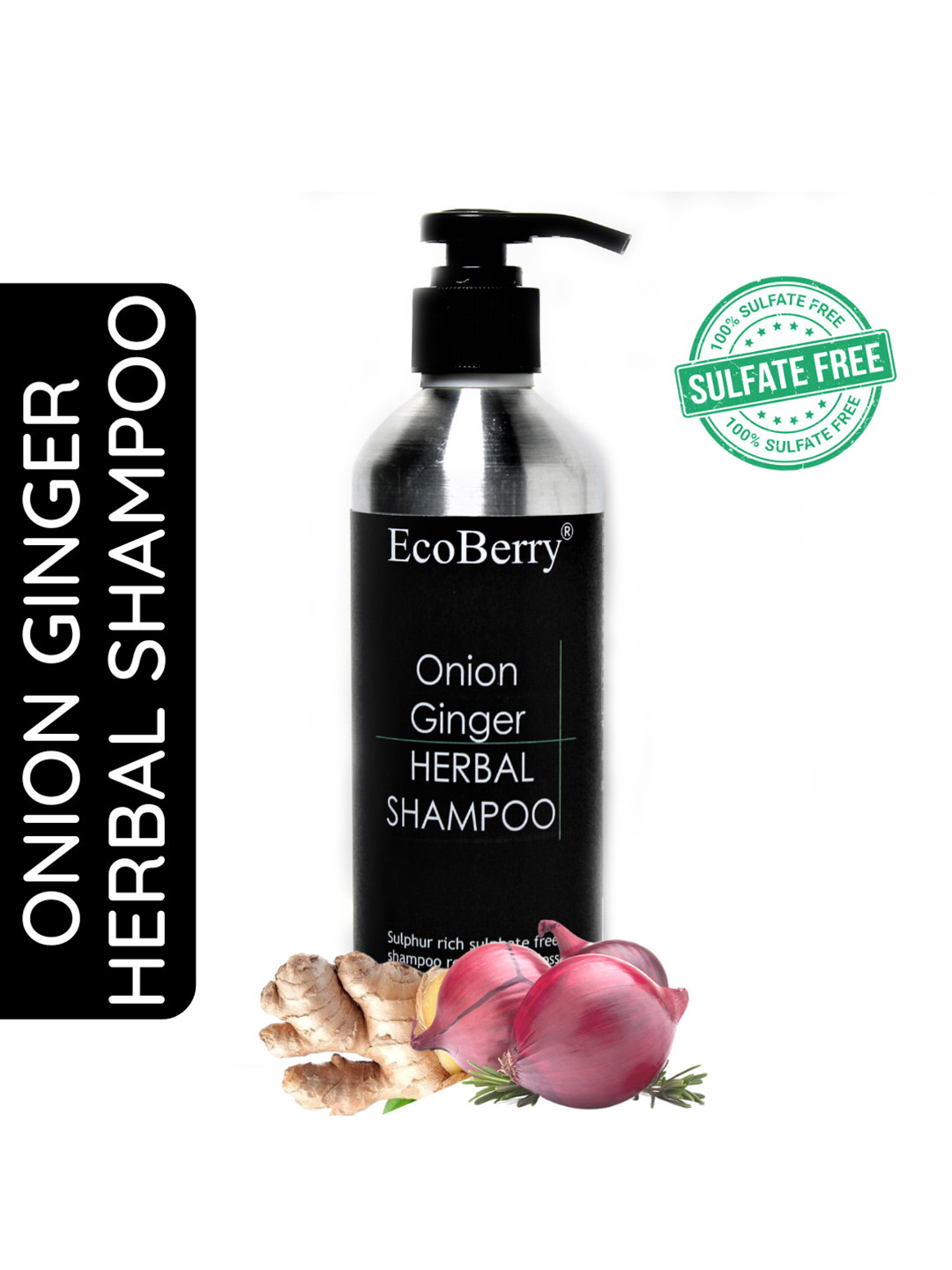 EcoBerry Onion Ginger Herbal Shampoo- 200ml