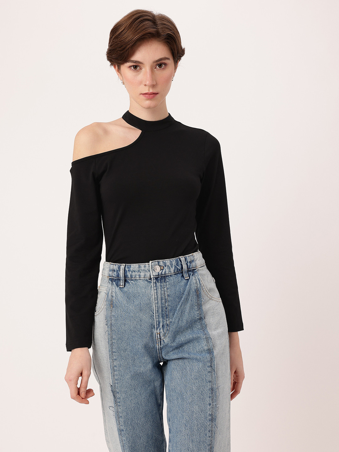 DressBerry Cold Shoulder Style Regular Top