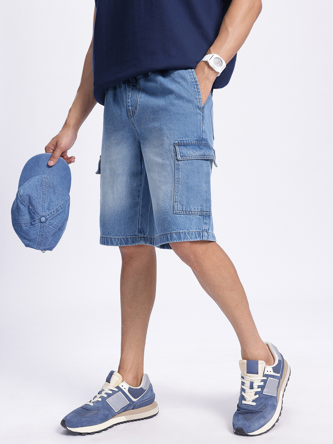 Kook N Keech Men Cargo Style Jorts