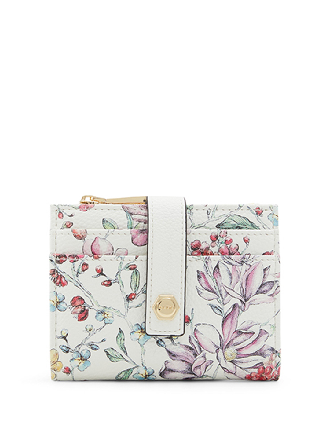 ALDO Women Floral Printed Two Fold Wallet