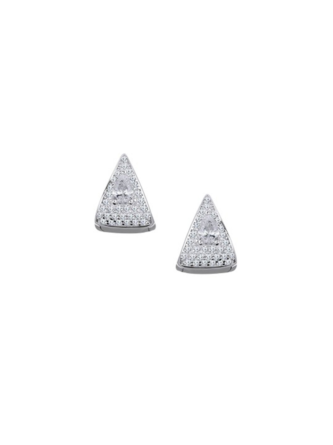JUPRA Silver Studded Hoops Bali 925 Sterling Silver Earrings