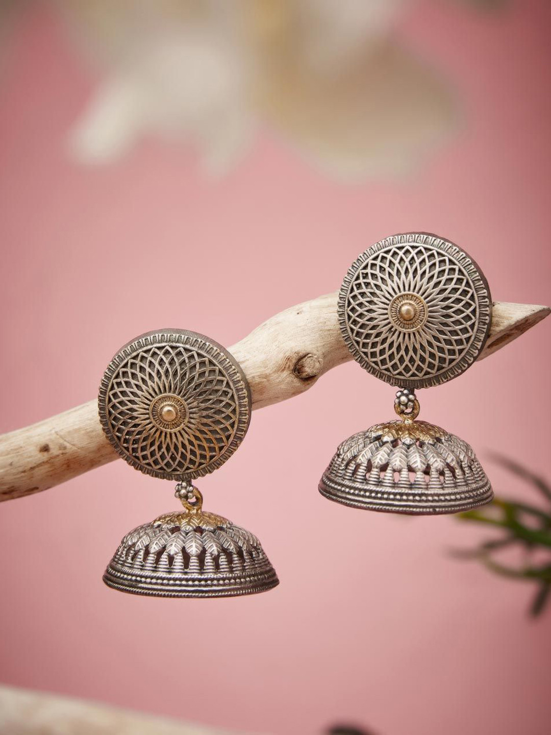Fabindia Metal Circular Jhumkas