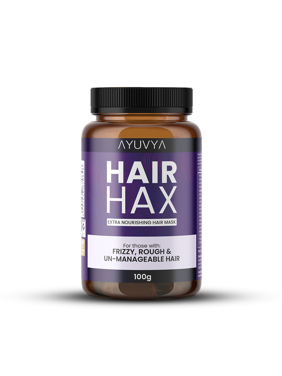 Ayuvya Hair Hax Mask For Silky & Shiny Hair Nourishes & Revitalizes Damaged Hair - 100 gm
