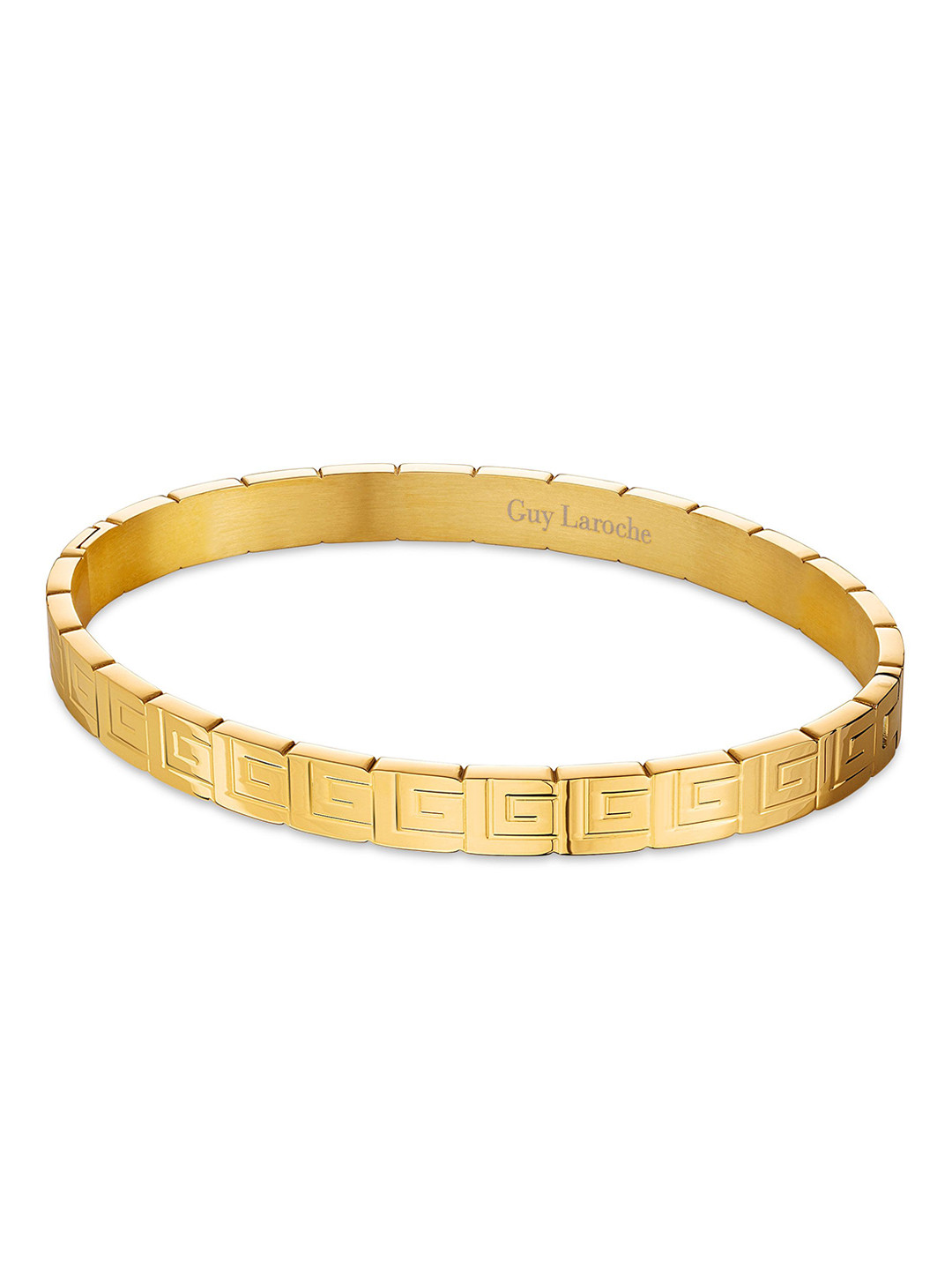 Guy Laroche Audrey Gold-Plated Stainless Steel Bangle-Style Bracelet