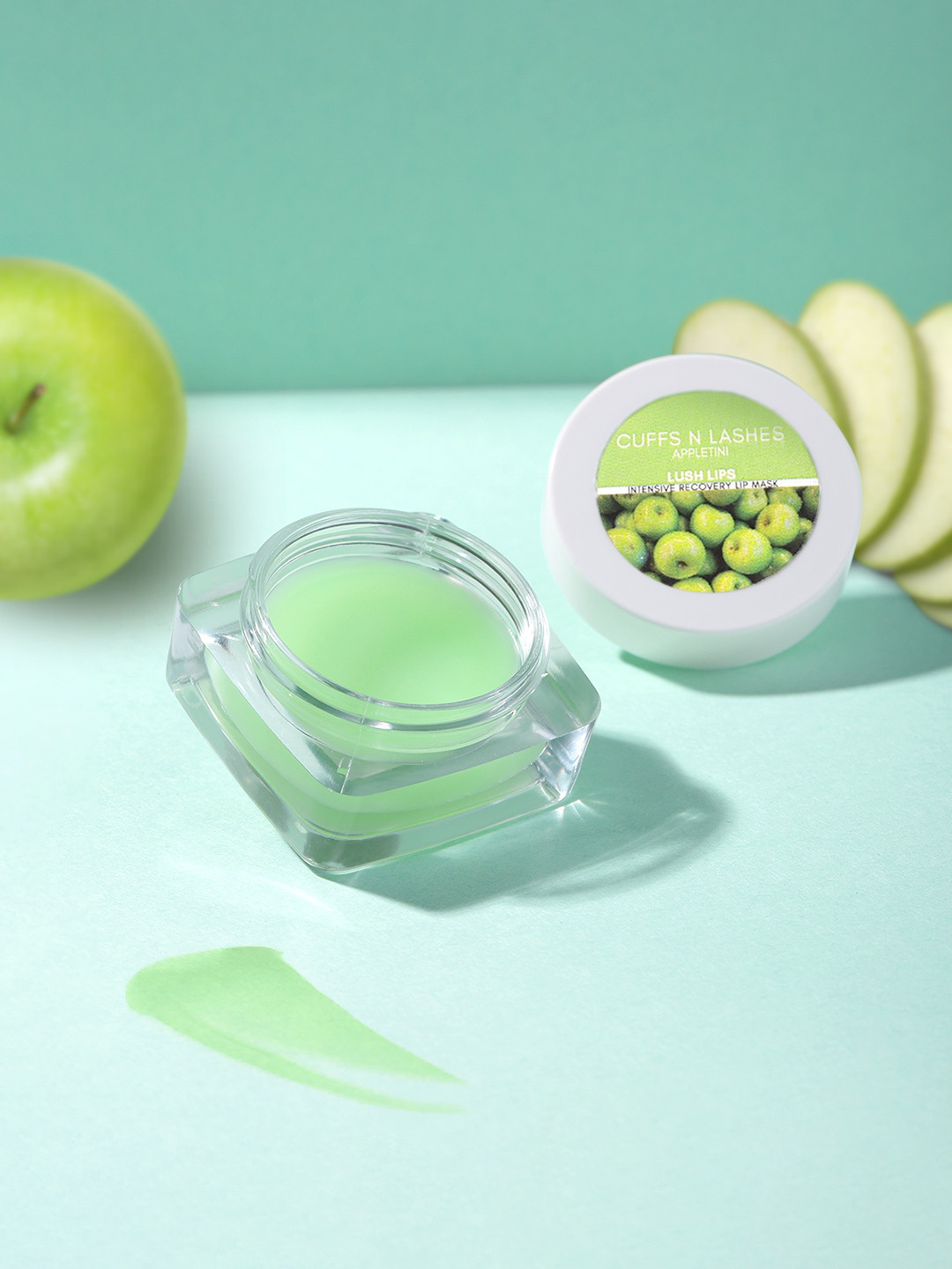 CUFFS N LASHES Lush Lips Intensive Recovery Lip Mask - Apple Tini - 8g