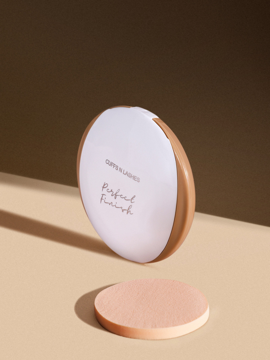 CUFFS N LASHES Perfect Finish Pressed Powder Compact with SPF 15- 16g- Shade- 03 Fair
