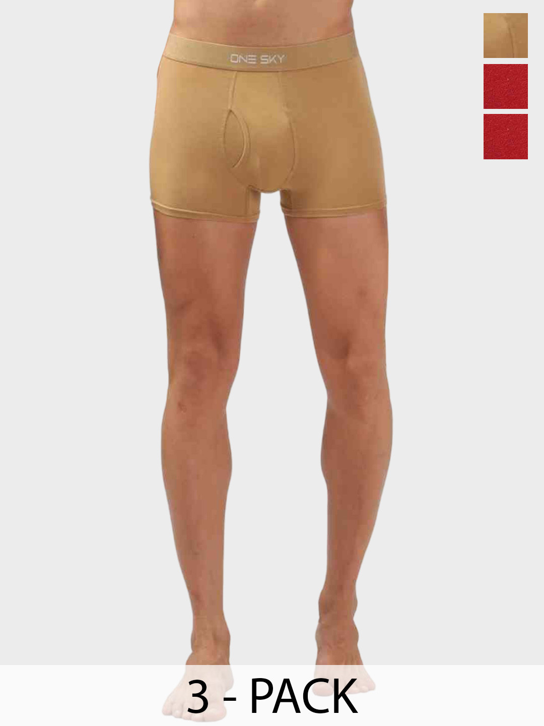 ONE SKY Pack Of 3 Men Trunks SM00050 AST5 EMB2 CART1