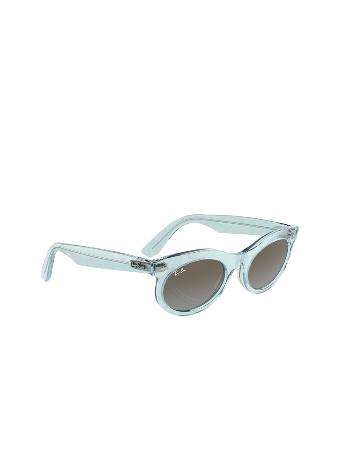 Ray-Ban Unisex Gradient Blue Lens Oval Sunglasses - 0RB224213859653